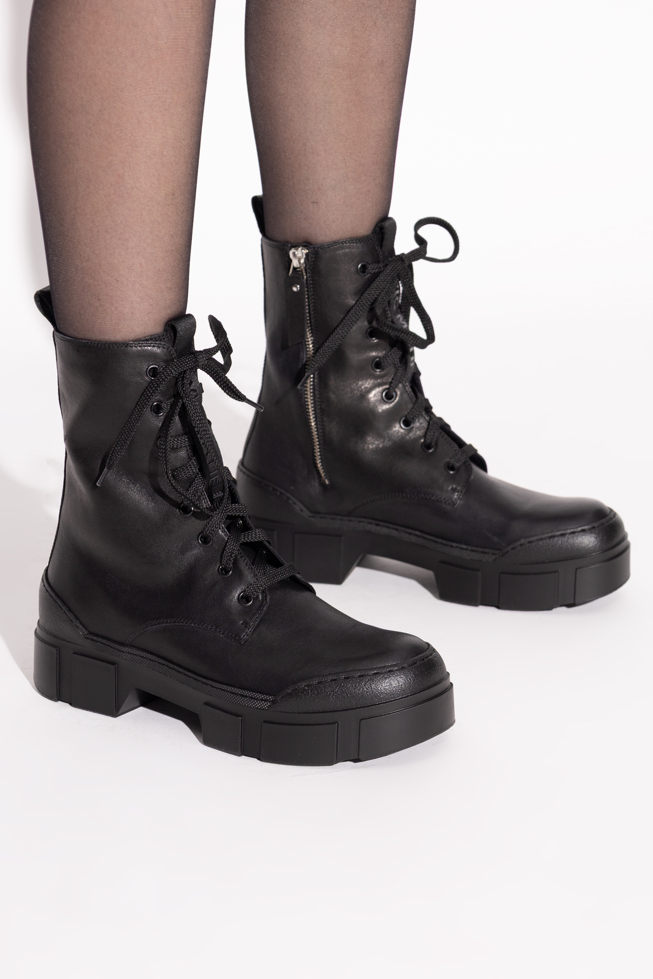 Black Leather ankle boots Vic Matie - Vitkac AS